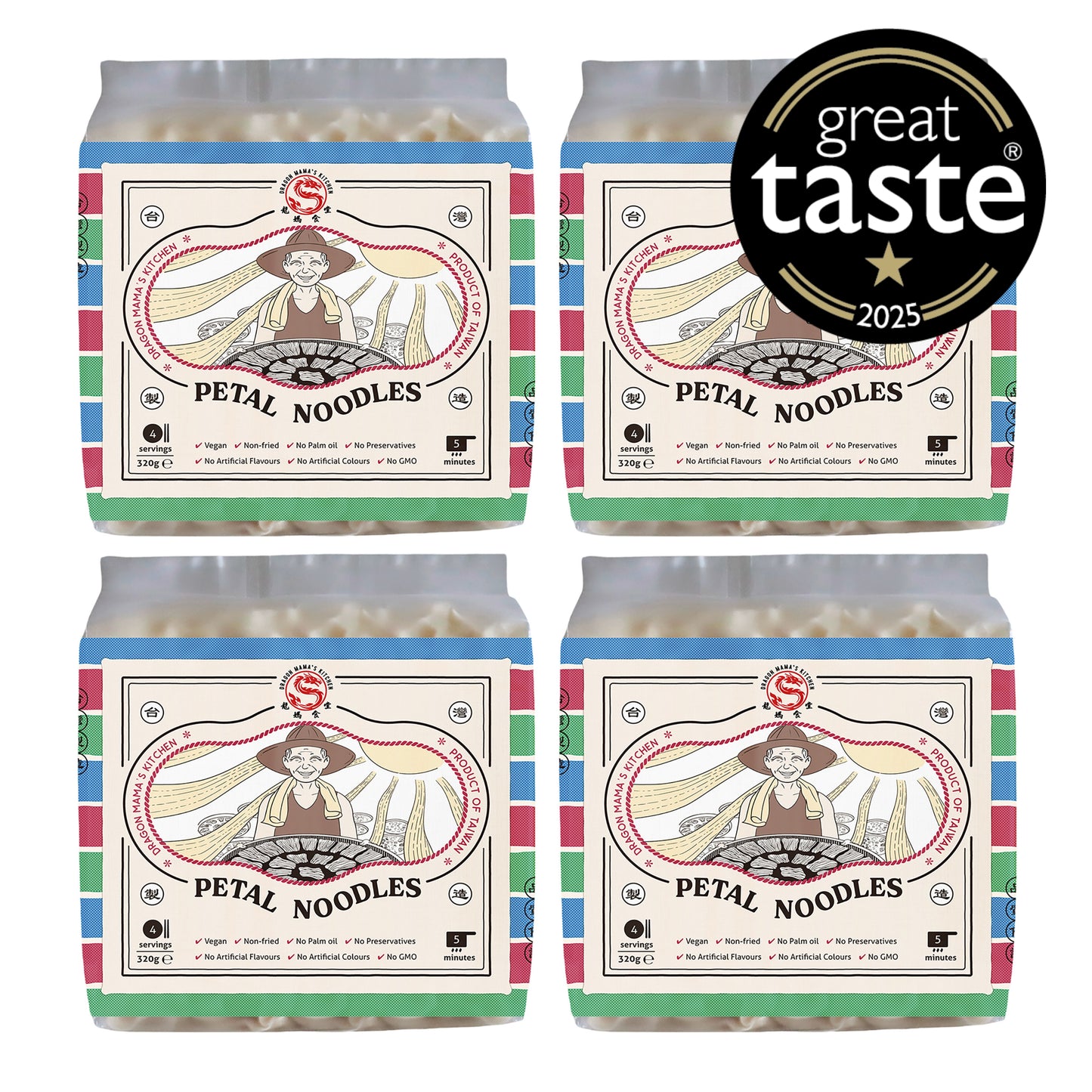 Taiwanese Petal Noodles (320g)