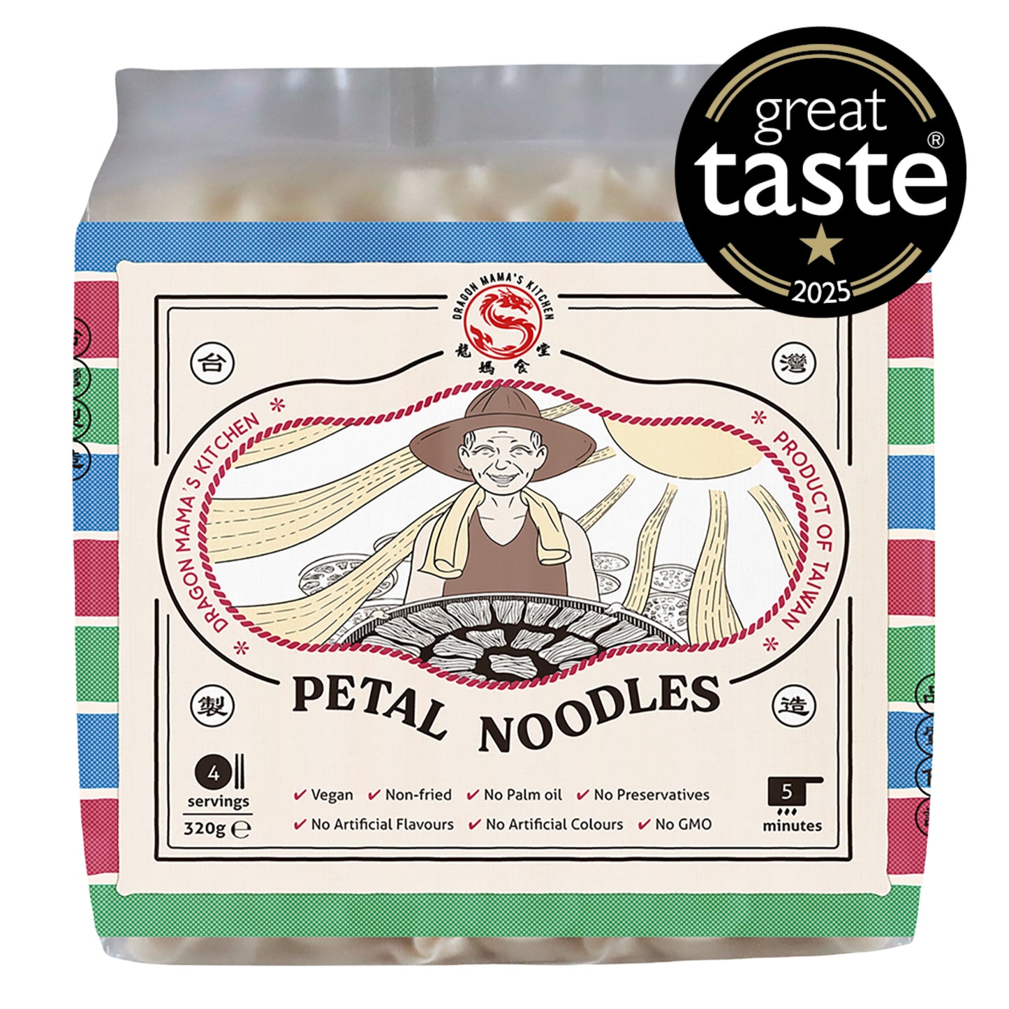 Taiwanese Petal Noodles (320g)