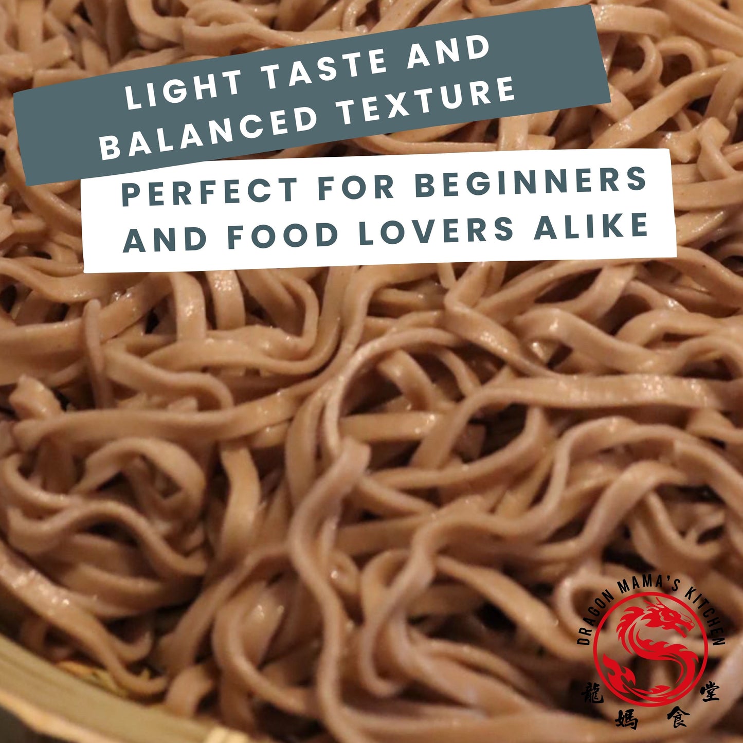 DRAGON MAMA'S KITCHEN｜ Taiwanese Soba noodles (320g)  Vegan · Non-fried · No Palm oil · No Preservatives · No Artificial Flavours · No Artificial Colours · Non-GMO [Pre-order]