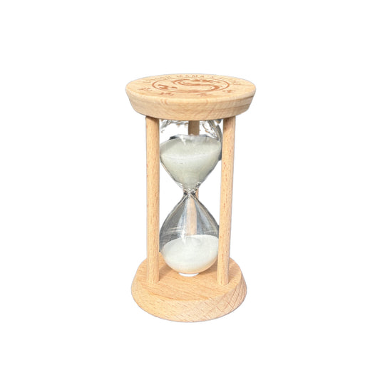 5-Minute Wooden Sand Timer – Classic Hourglass for Cooking Noodles, Kitchen Timing, Study & Home Decor
