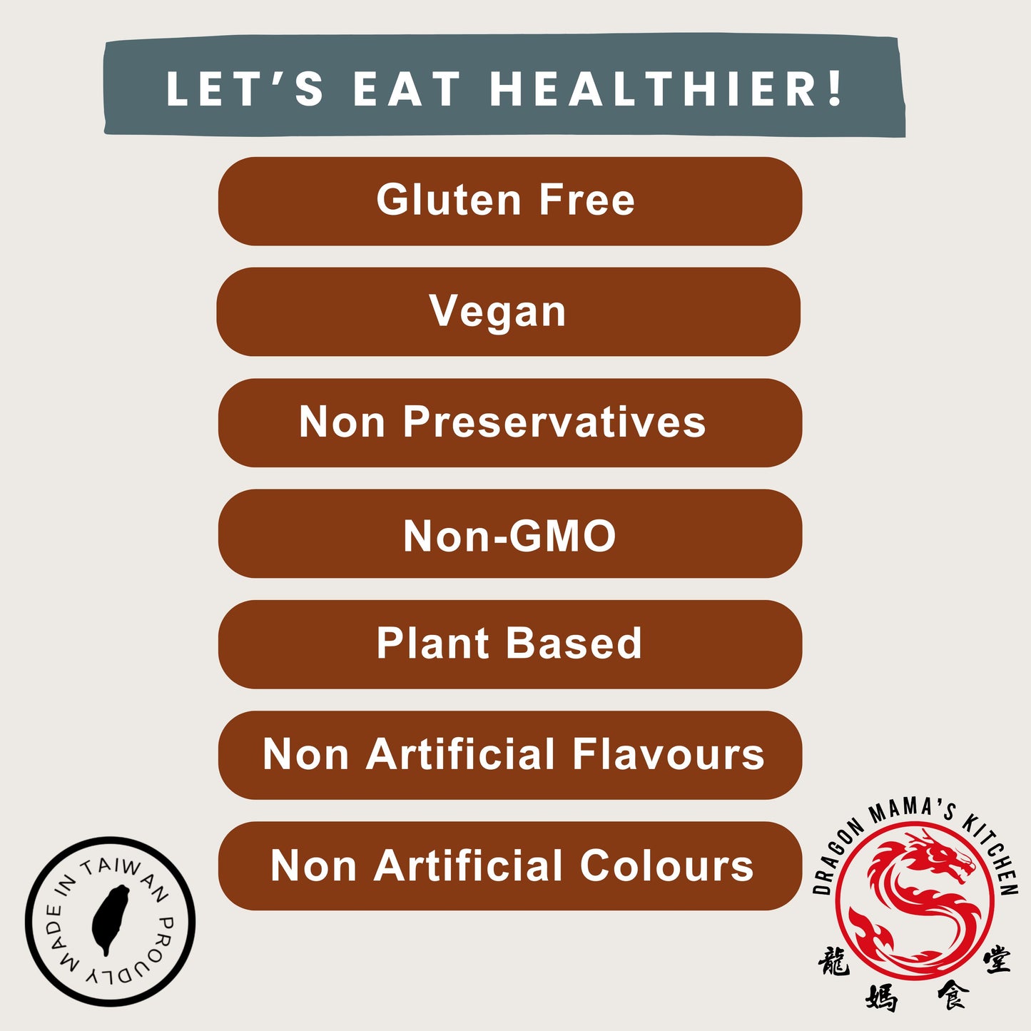 DRAGON MAMA'S KITCHEN Glass Noodles (Restaurant Grade) 40g/nest | Gluten Free · Vegan · Plant Based · No Preservatives · No Artificial Flavours · No Artificial Colours · Non-GMO  (pack of 1) [Pre-order]
