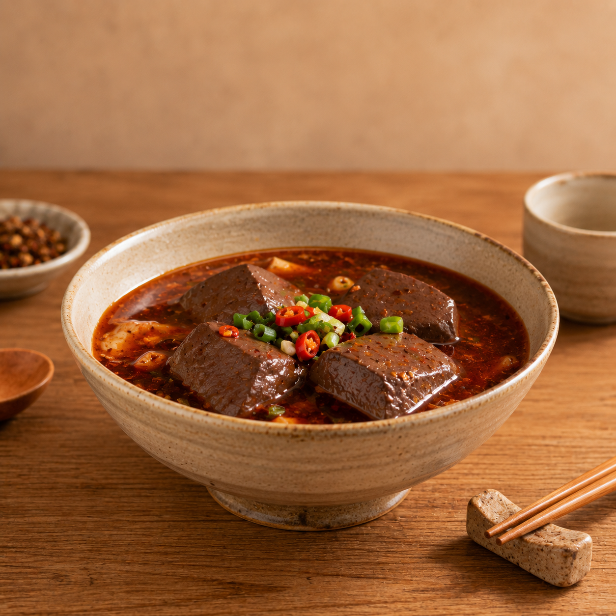 DRAGON MAMA'S KITCHEN | Spicy Mala Soup with Taiwanese Black Pudding (550g) – Shelf-Stable, Ready to Eat [Pre-order]